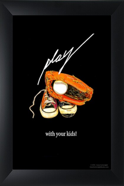 I Never Played Catch With My Father -Play Poster