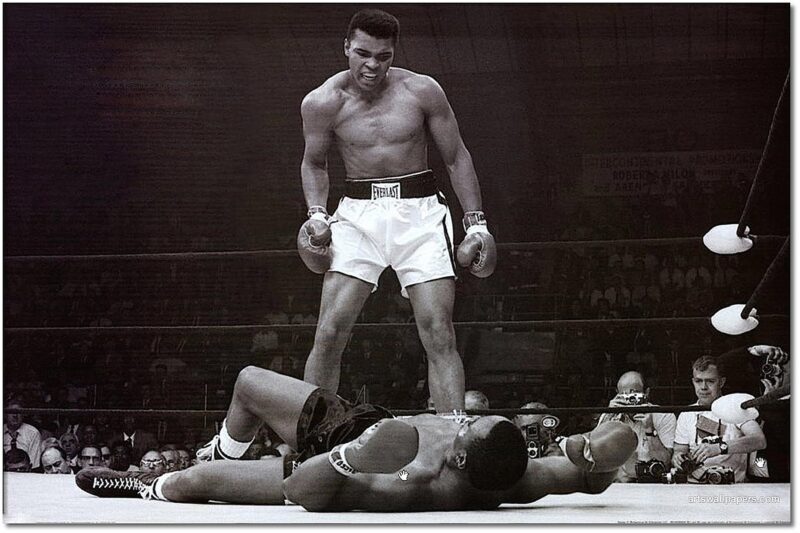 Poster Photo Art - Ali Beats Liston